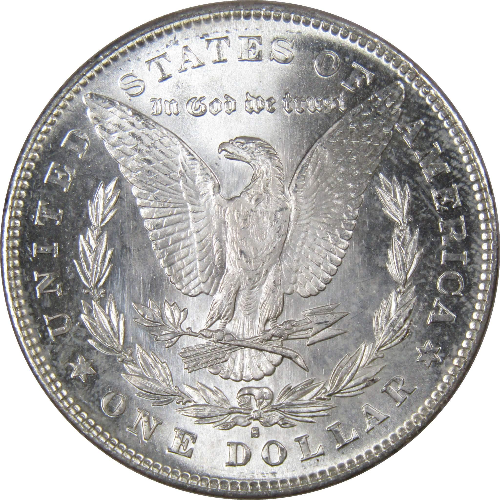 1878 S Morgan Dollar BU Choice Uncirculated Mint State 90% Silver $1 US Coin - Morgan coin - Morgan silver dollar - Morgan silver dollar for sale - Profile Coins &amp; Collectibles