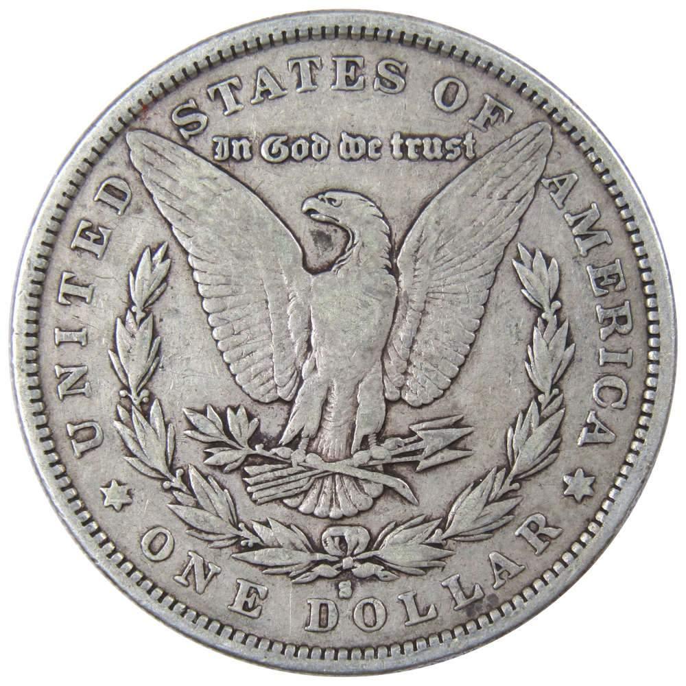 1879 S Morgan Dollar F Fine 90% Silver $1 US Coin Collectible - Morgan coin - Morgan silver dollar - Morgan silver dollar for sale - Profile Coins &amp; Collectibles