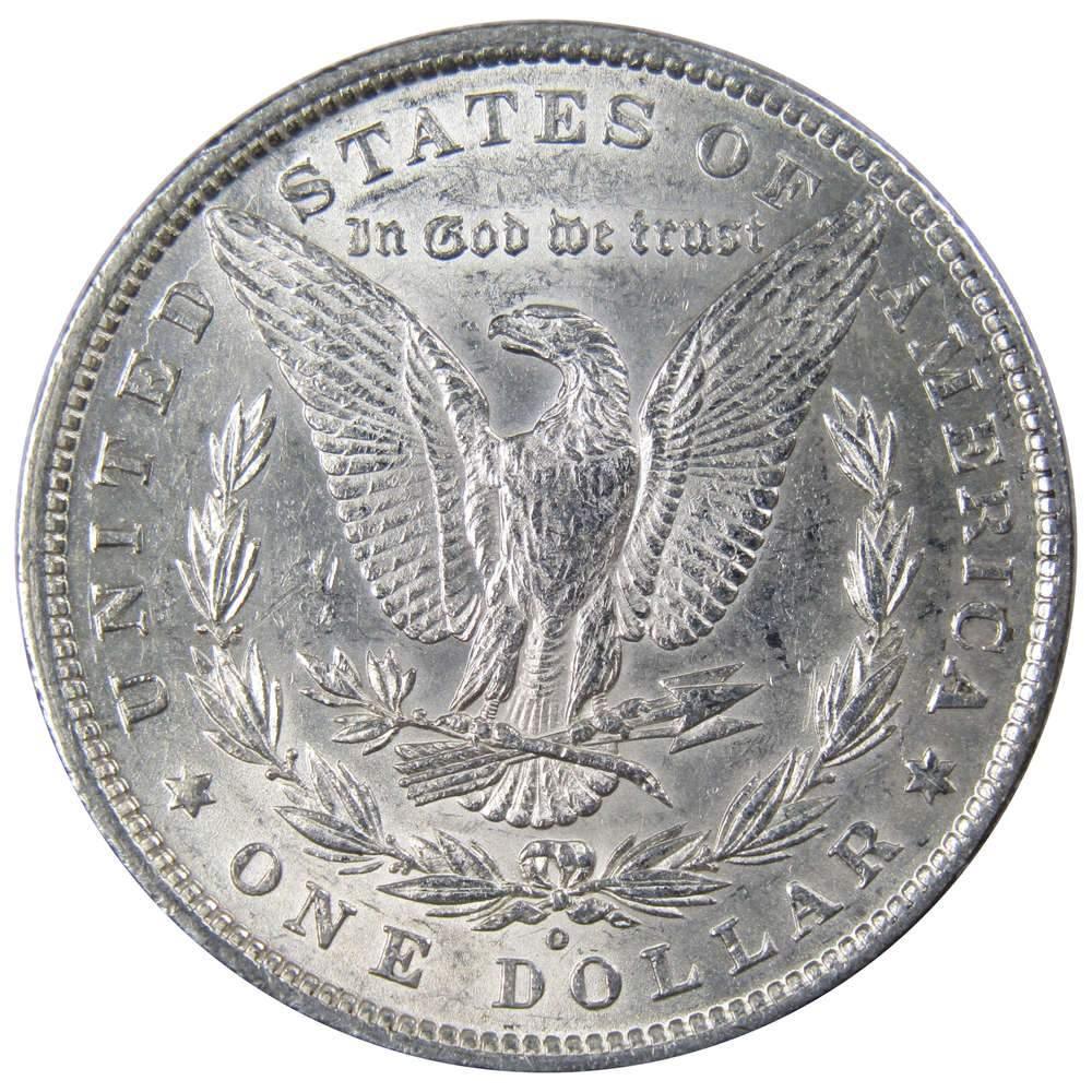 1880 O Morgan Dollar AU About Uncirculated 90 Silver 1 US Coin