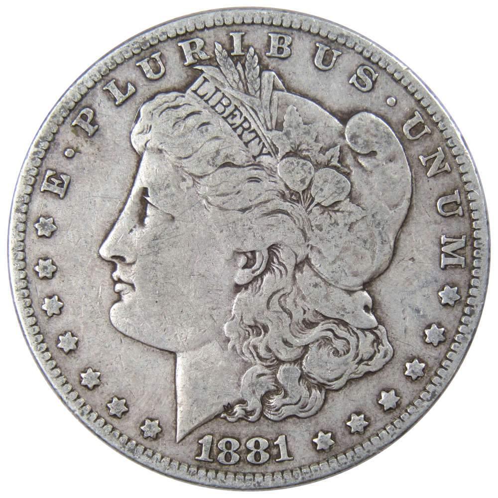 1881 O Morgan Dollar VG Very Good 90% Silver $1 US Coin Collectible - Morgan coin - Morgan silver dollar - Morgan silver dollar for sale - Profile Coins &amp; Collectibles