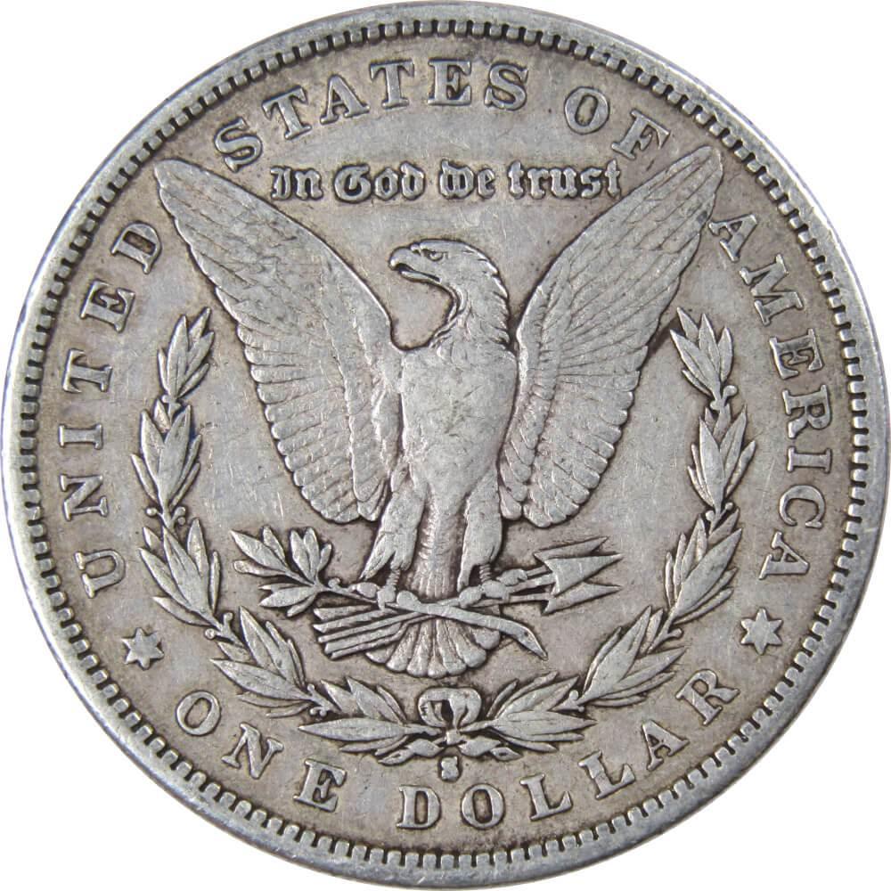 1881 S Morgan Dollar VF Very Fine 90% Silver $1 US Coin Collectible - Morgan coin - Morgan silver dollar - Morgan silver dollar for sale - Profile Coins &amp; Collectibles