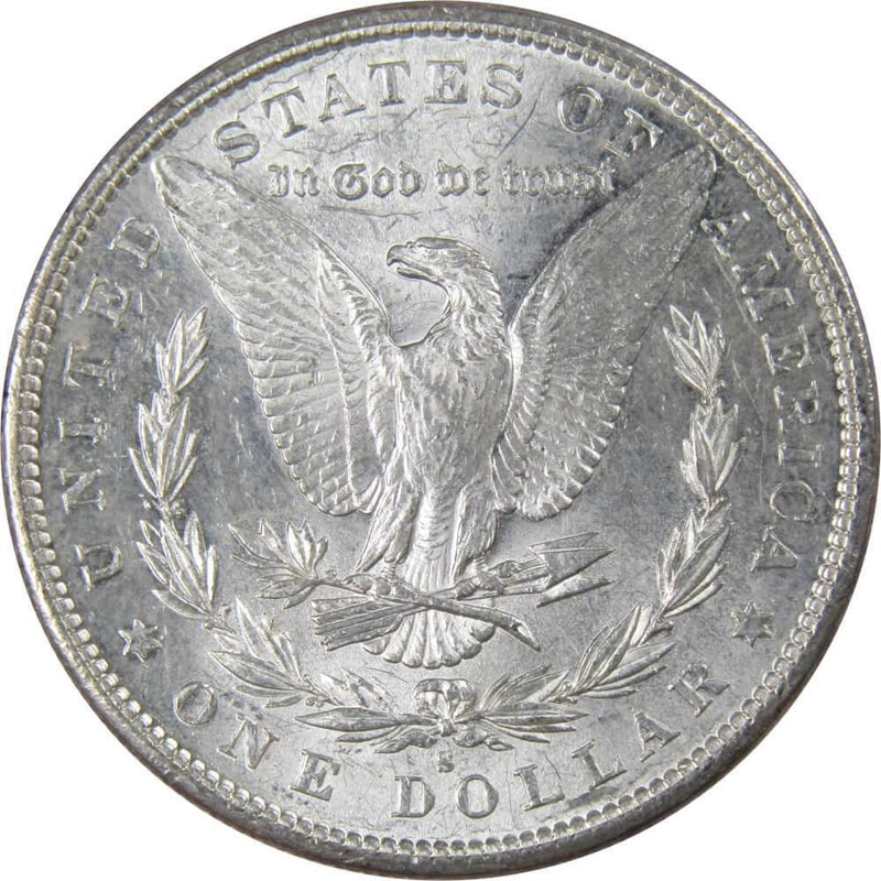 1881 S Morgan Dollar AU About Uncirculated 90% Silver $1 US Coin Collectible - Morgan coin - Morgan silver dollar - Morgan silver dollar for sale - Profile Coins &amp; Collectibles