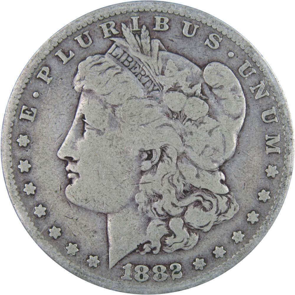 1882 Morgan Dollar VG Very Good 90% Silver $1 US Coin Collectible - Morgan coin - Morgan silver dollar - Morgan silver dollar for sale - Profile Coins &amp; Collectibles