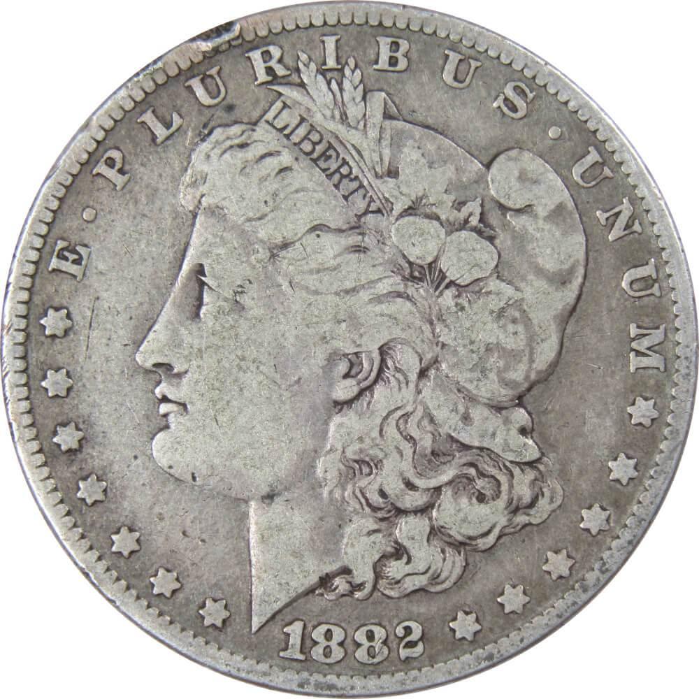 1882 O Morgan Dollar VG Very Good 90% Silver $1 US Coin Collectible - Morgan coin - Morgan silver dollar - Morgan silver dollar for sale - Profile Coins &amp; Collectibles