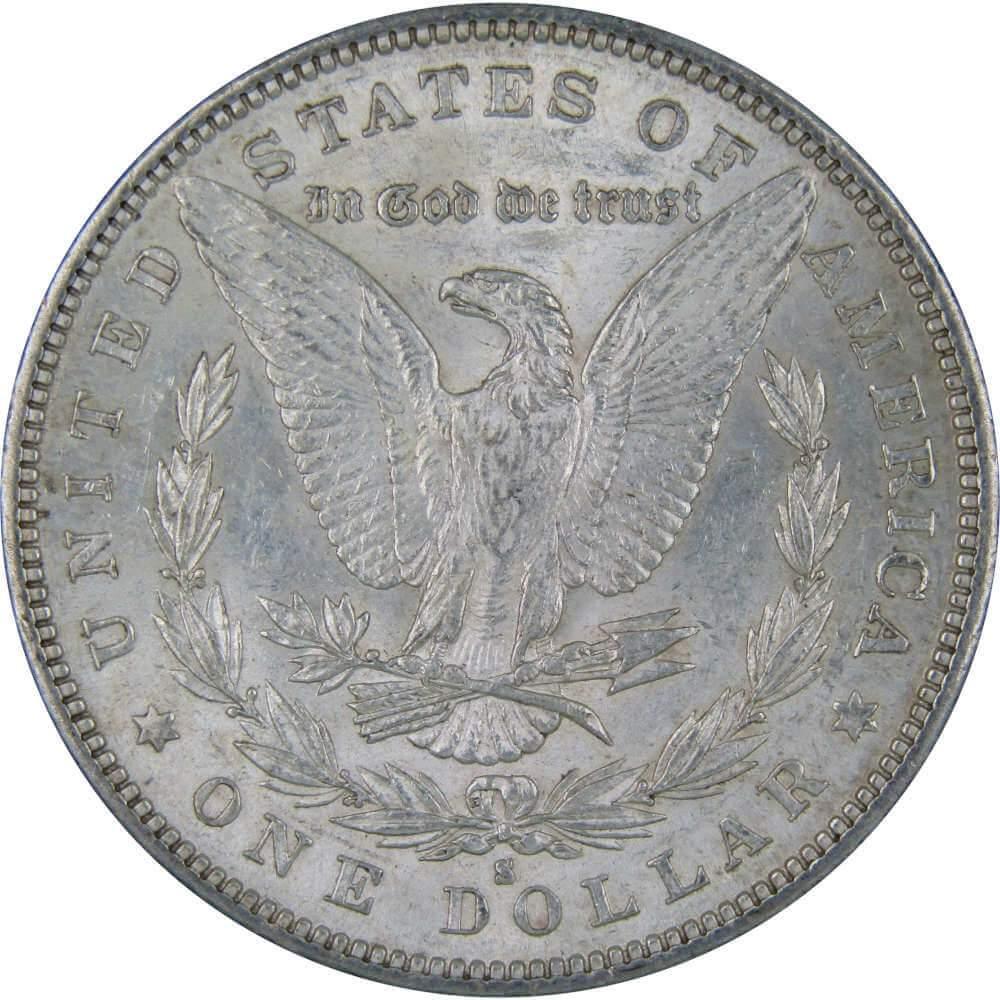 1882 S Morgan Dollar AU About Uncirculated 90% Silver $1 US Coin Collectible - Morgan coin - Morgan silver dollar - Morgan silver dollar for sale - Profile Coins &amp; Collectibles