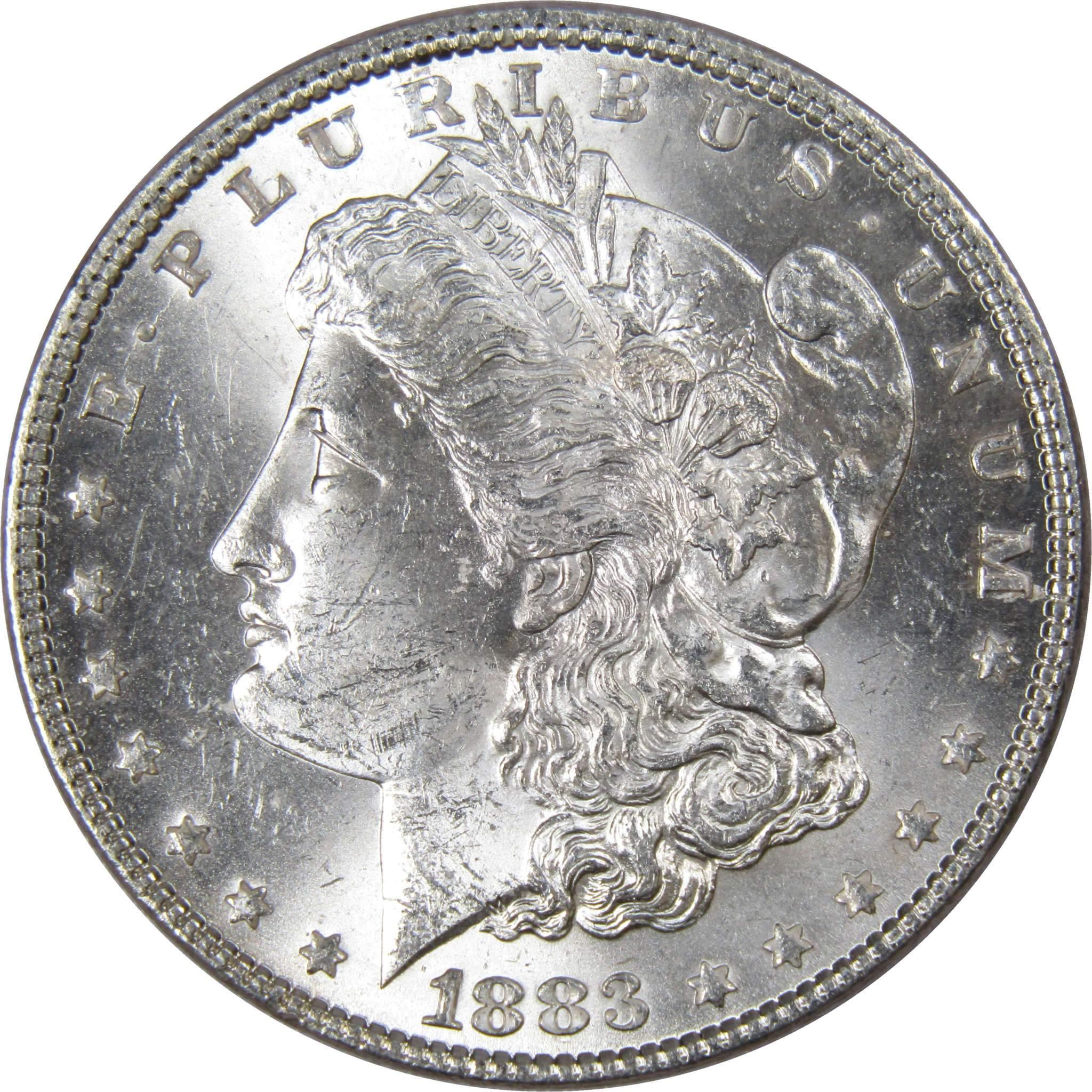 1883 Morgan Dollar BU Uncirculated Mint State 90% Silver $1 US Coin Collectible - Morgan coin - Morgan silver dollar - Morgan silver dollar for sale - Profile Coins &amp; Collectibles