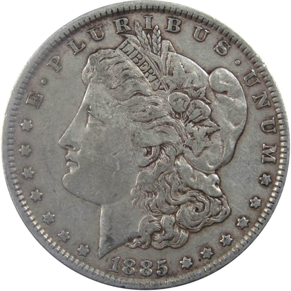 1885 Morgan Dollar VF Very Fine 90% Silver $1 US Coin Collectible - Morgan coin - Morgan silver dollar - Morgan silver dollar for sale - Profile Coins &amp; Collectibles