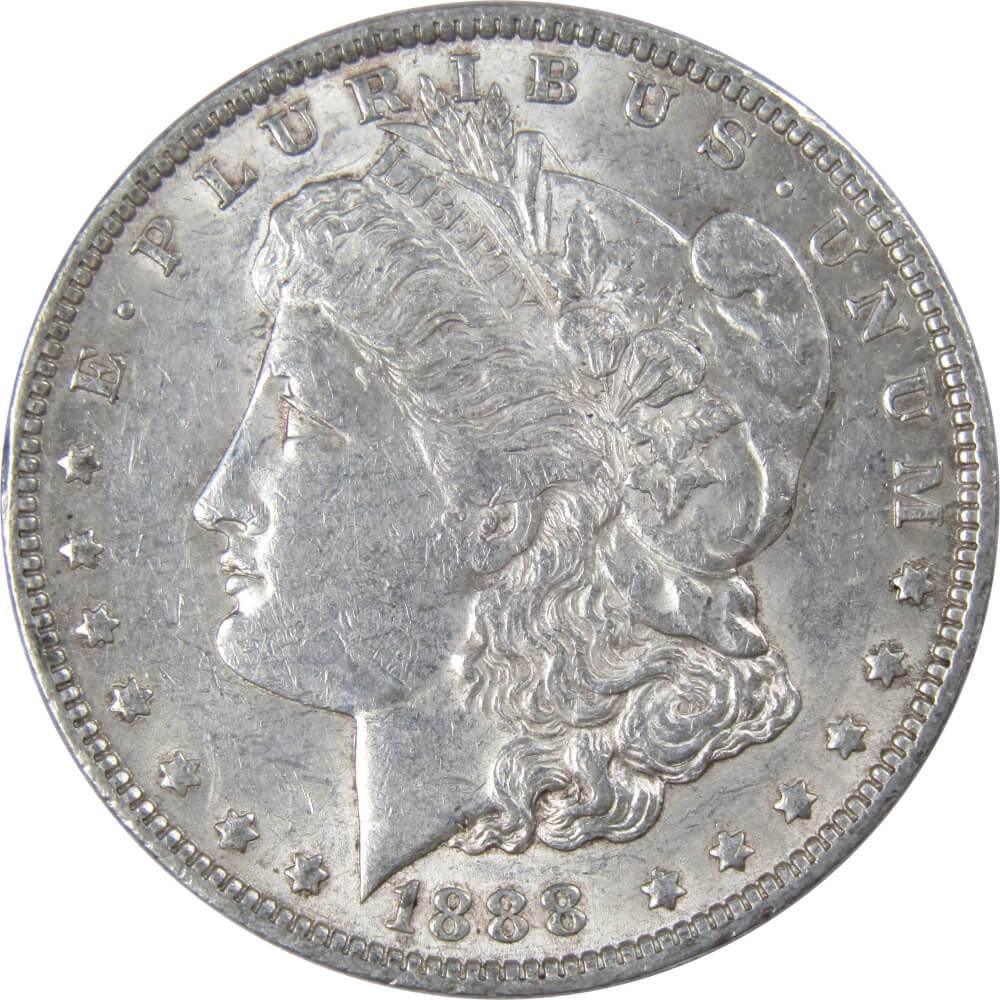 1888 Morgan Dollar XF EF Extremely Fine 90% Silver $1 US Coin Collectible - Morgan coin - Morgan silver dollar - Morgan silver dollar for sale - Profile Coins &amp; Collectibles
