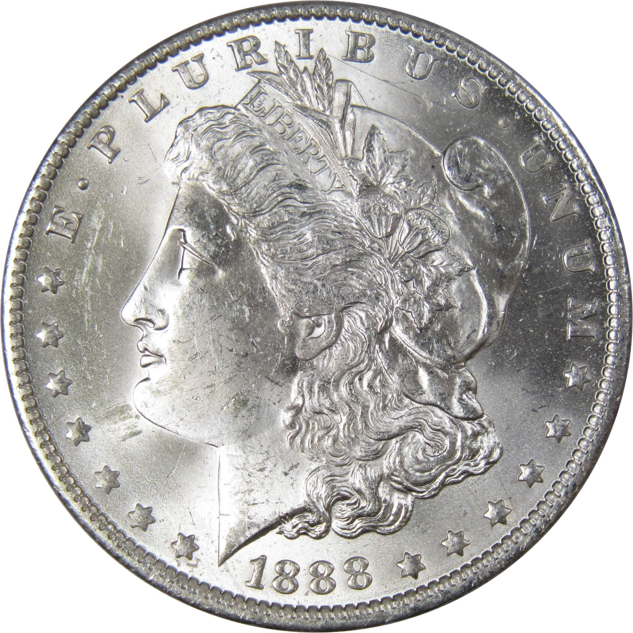 1888 O Morgan Dollar BU Uncirculated Mint State 90% Silver $1 US Coin - Morgan coin - Morgan silver dollar - Morgan silver dollar for sale - Profile Coins &amp; Collectibles