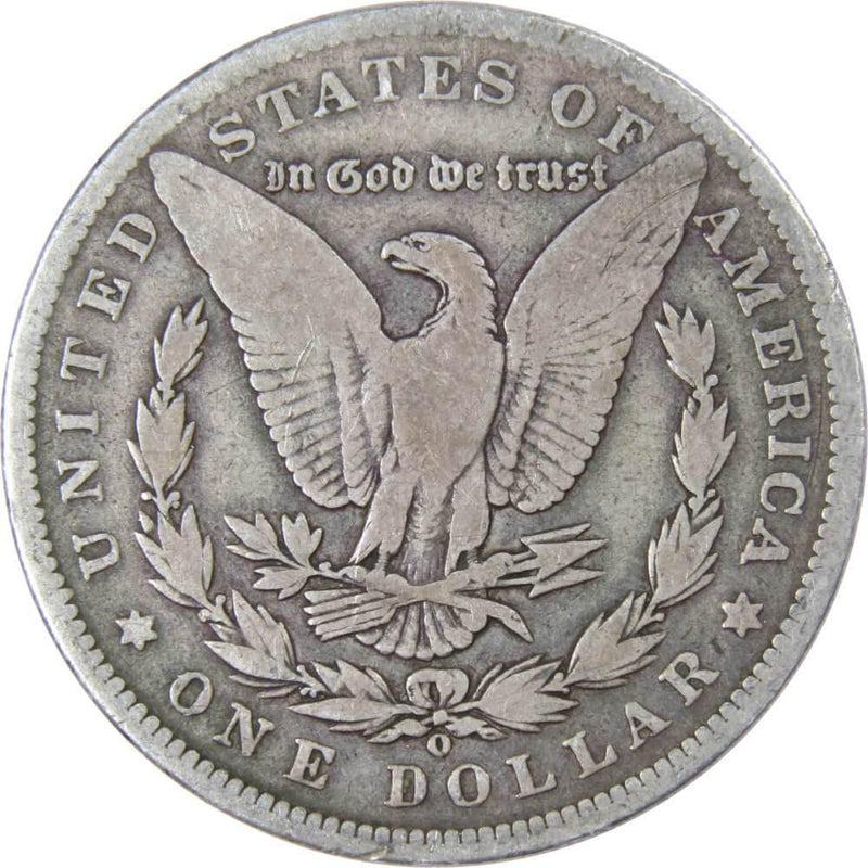 1889 O Morgan Dollar VG Very Good 90% Silver $1 US Coin Collectible - Morgan coin - Morgan silver dollar - Morgan silver dollar for sale - Profile Coins &amp; Collectibles