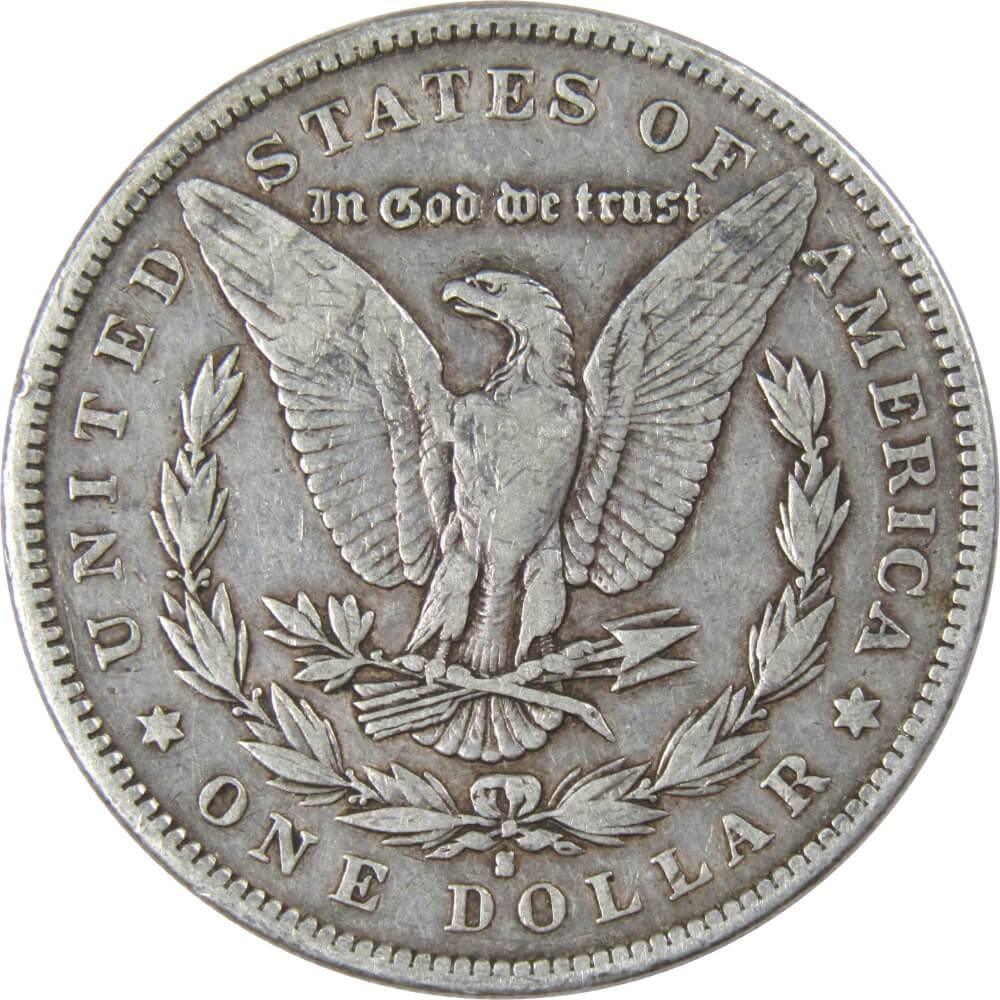 1890 S Morgan Dollar F Fine 90% Silver $1 US Coin Collectible - Morgan coin - Morgan silver dollar - Morgan silver dollar for sale - Profile Coins &amp; Collectibles