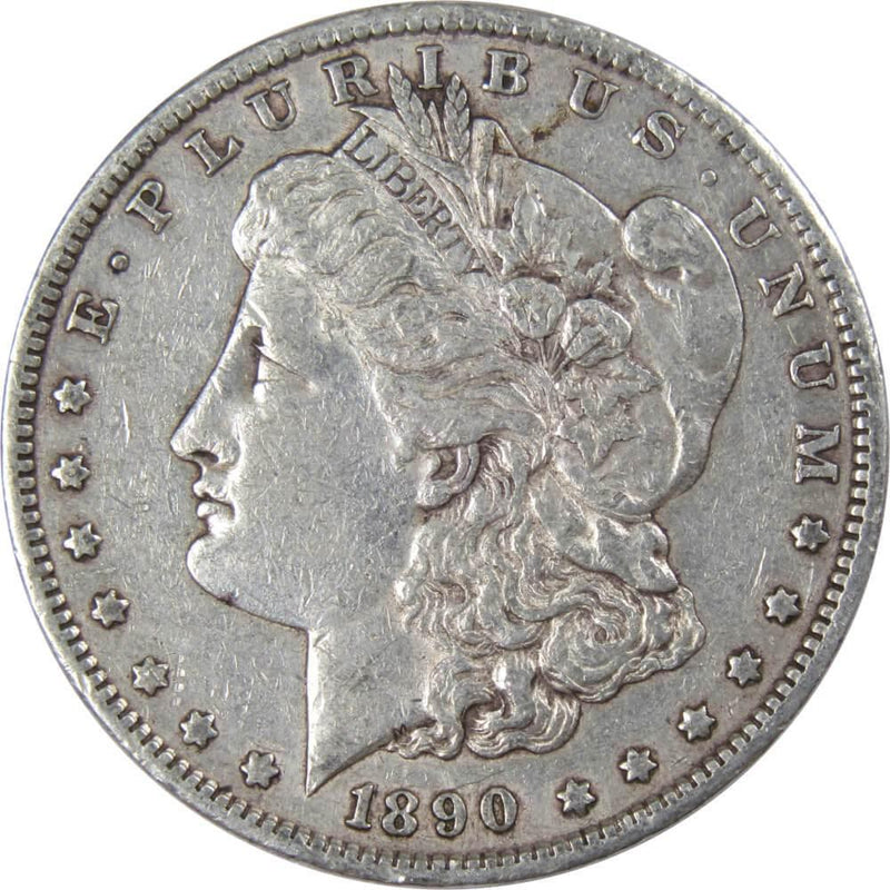 1890 S Morgan Dollar VF Very Fine 90% Silver $1 US Coin Collectible - Morgan coin - Morgan silver dollar - Morgan silver dollar for sale - Profile Coins &amp; Collectibles