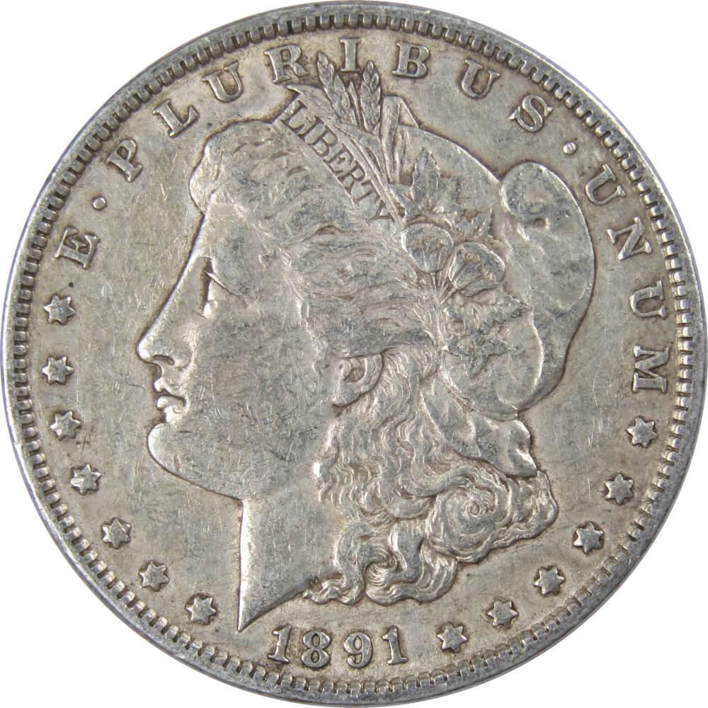 1891 Morgan Dollar XF EF Extremely Fine 90% Silver $1 US Coin Collectible - Morgan coin - Morgan silver dollar - Morgan silver dollar for sale - Profile Coins &amp; Collectibles