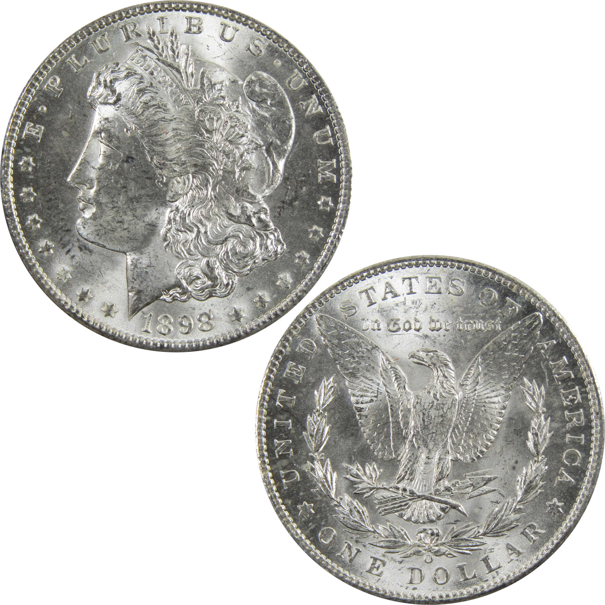 1898 O Morgan Dollar BU Uncirculated 90% Silver $1 Coin SKU:I5201 - Morgan coin - Morgan silver dollar - Morgan silver dollar for sale - Profile Coins &amp; Collectibles