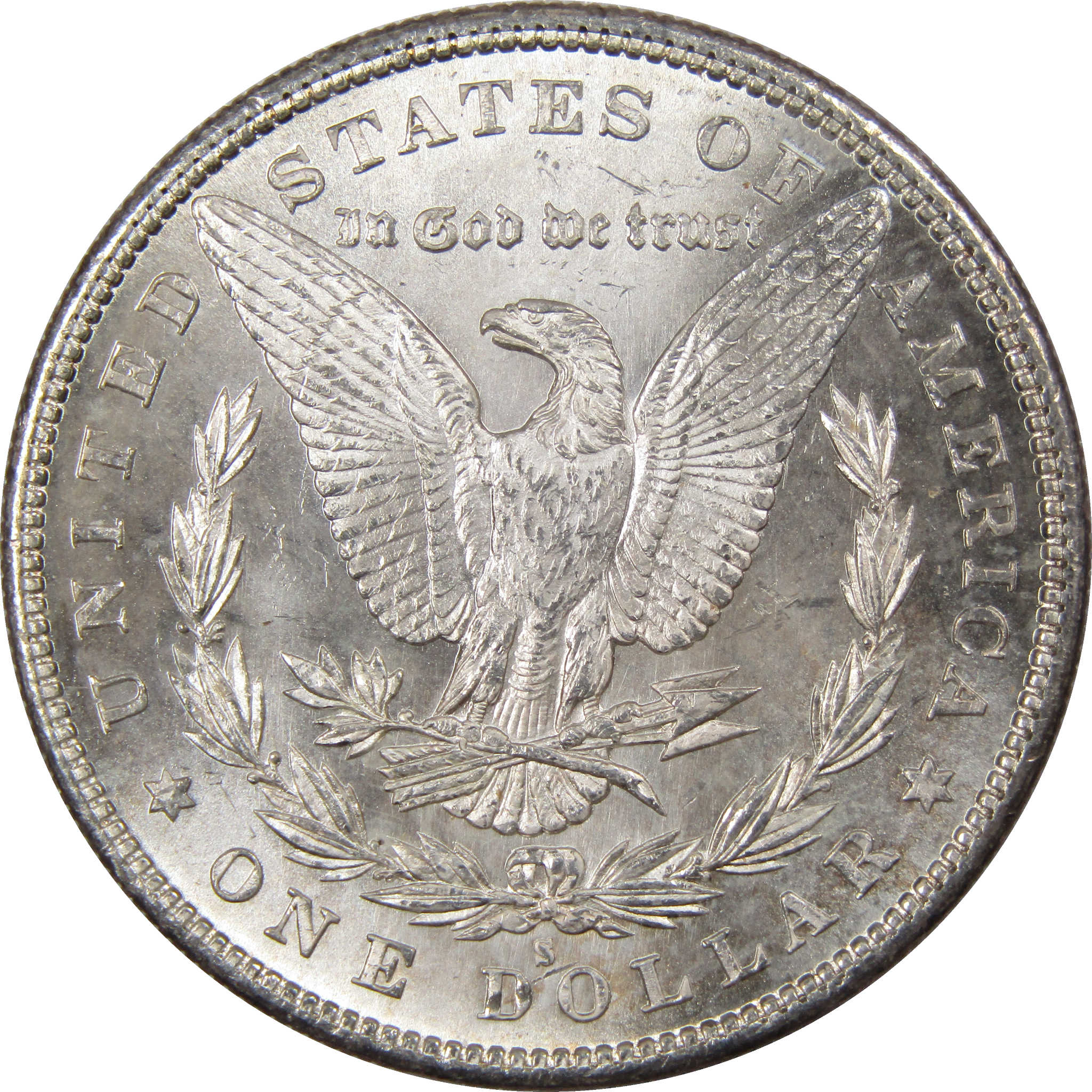 1879 S Morgan Dollar BU Choice Uncirculated Silver Toned SKU:I1275