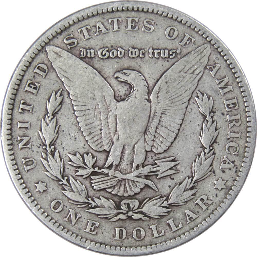 1896 Morgan Dollar F Fine 90% Silver $1 US Coin Collectible - Morgan coin - Morgan silver dollar - Morgan silver dollar for sale - Profile Coins &amp; Collectibles