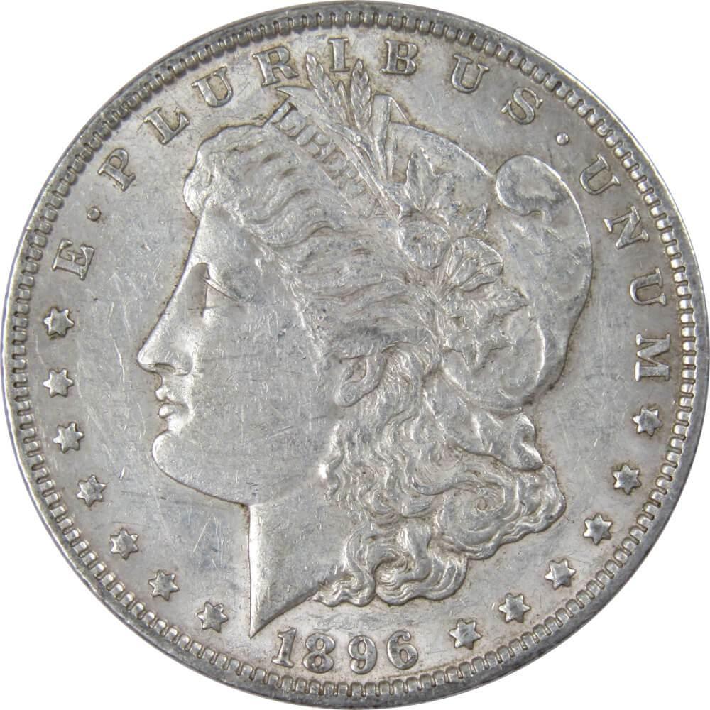 1896 Morgan Dollar VF Very Fine 90% Silver $1 US Coin Collectible - Morgan coin - Morgan silver dollar - Morgan silver dollar for sale - Profile Coins &amp; Collectibles