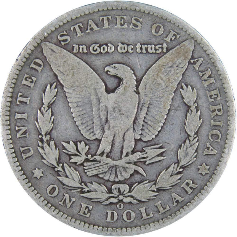 1896 O Morgan Dollar VG Very Good 90% Silver $1 US Coin Collectible - Morgan coin - Morgan silver dollar - Morgan silver dollar for sale - Profile Coins &amp; Collectibles