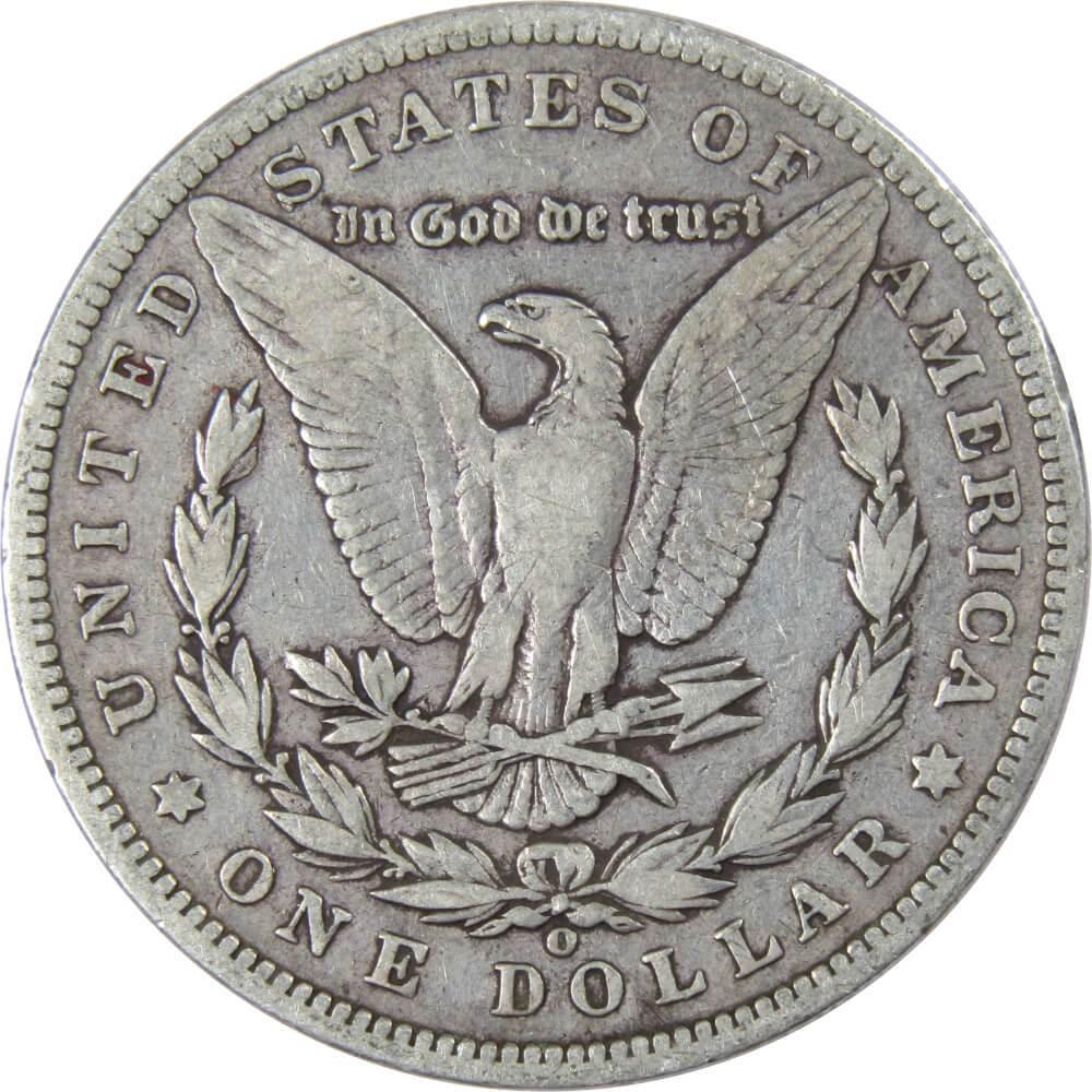 1896 O Morgan Dollar F Fine 90% Silver $1 US Coin Collectible - Morgan coin - Morgan silver dollar - Morgan silver dollar for sale - Profile Coins &amp; Collectibles