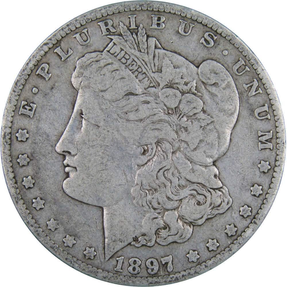 1897 O Morgan Dollar VG Very Good 90% Silver $1 US Coin Collectible - Morgan coin - Morgan silver dollar - Morgan silver dollar for sale - Profile Coins &amp; Collectibles