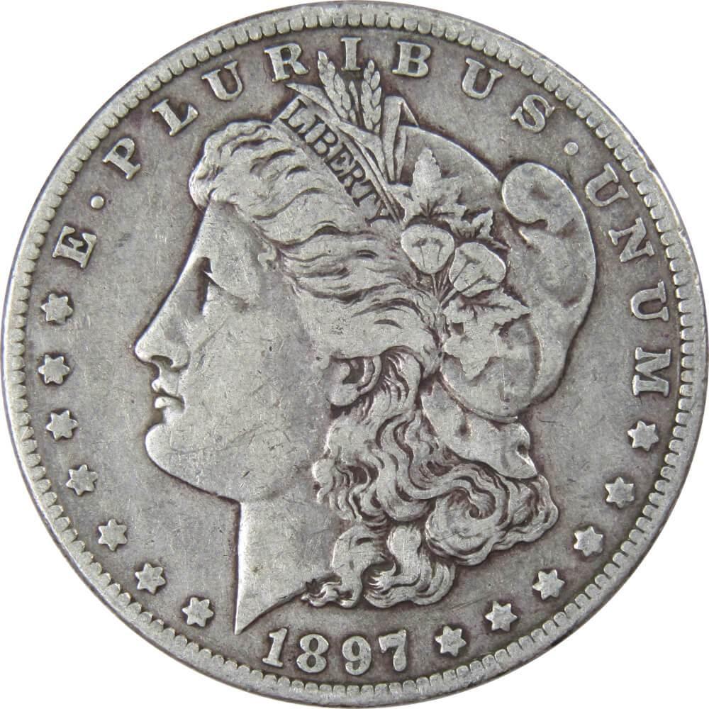 1897 O Morgan Dollar F Fine 90% Silver $1 US Coin Collectible - Morgan coin - Morgan silver dollar - Morgan silver dollar for sale - Profile Coins &amp; Collectibles