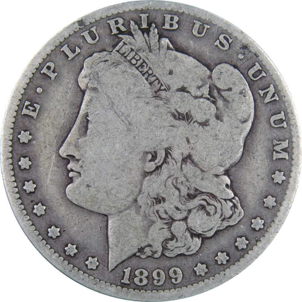 1899 O Morgan Dollar VG Very Good 90% Silver $1 US Coin Collectible - Morgan coin - Morgan silver dollar - Morgan silver dollar for sale - Profile Coins &amp; Collectibles