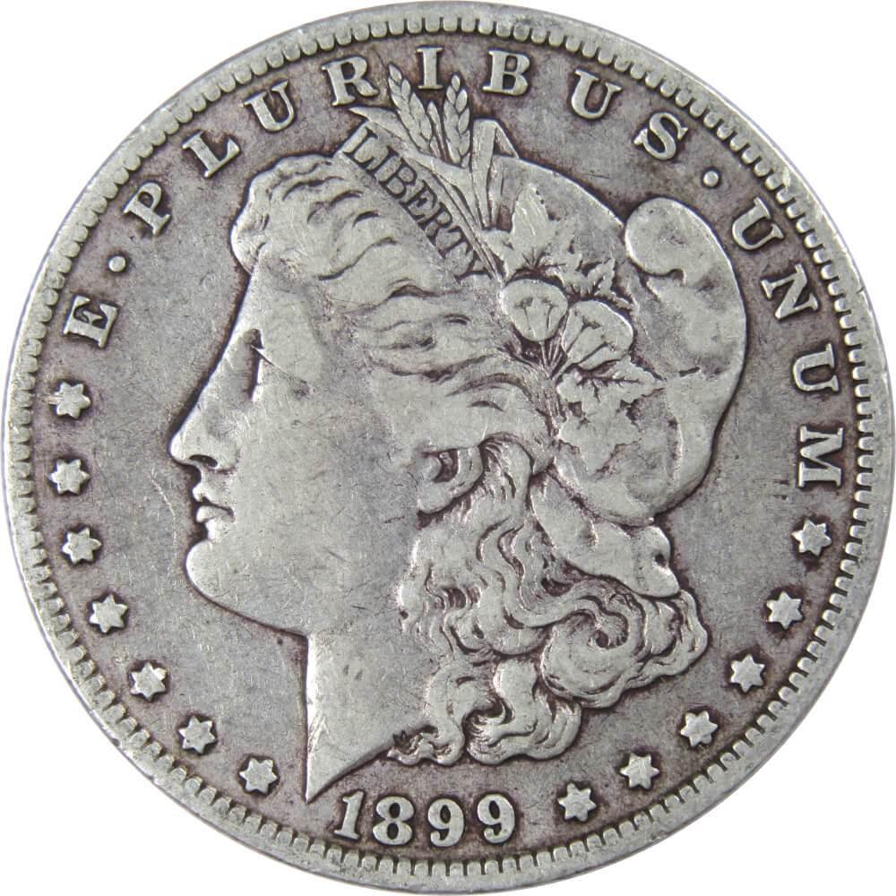 1899 O Morgan Dollar F Fine 90% Silver $1 US Coin Collectible - Morgan coin - Morgan silver dollar - Morgan silver dollar for sale - Profile Coins &amp; Collectibles