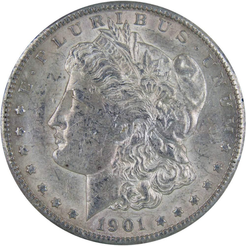 1901 O Morgan Dollar AU About Uncirculated 90% Silver $1 US Coin Collectible - Morgan coin - Morgan silver dollar - Morgan silver dollar for sale - Profile Coins &amp; Collectibles