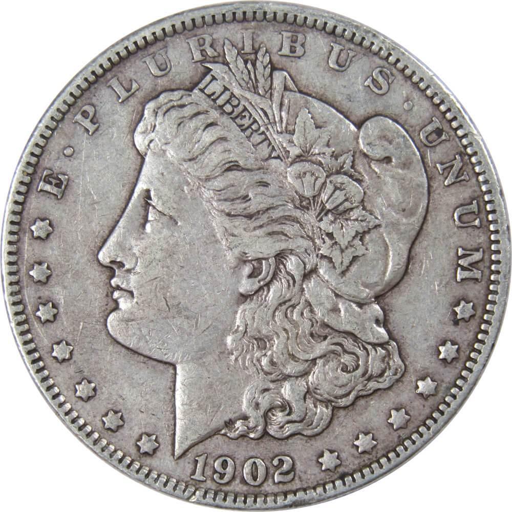 1902 Morgan Dollar VF Very Fine 90% Silver $1 US Coin Collectible - Morgan coin - Morgan silver dollar - Morgan silver dollar for sale - Profile Coins &amp; Collectibles