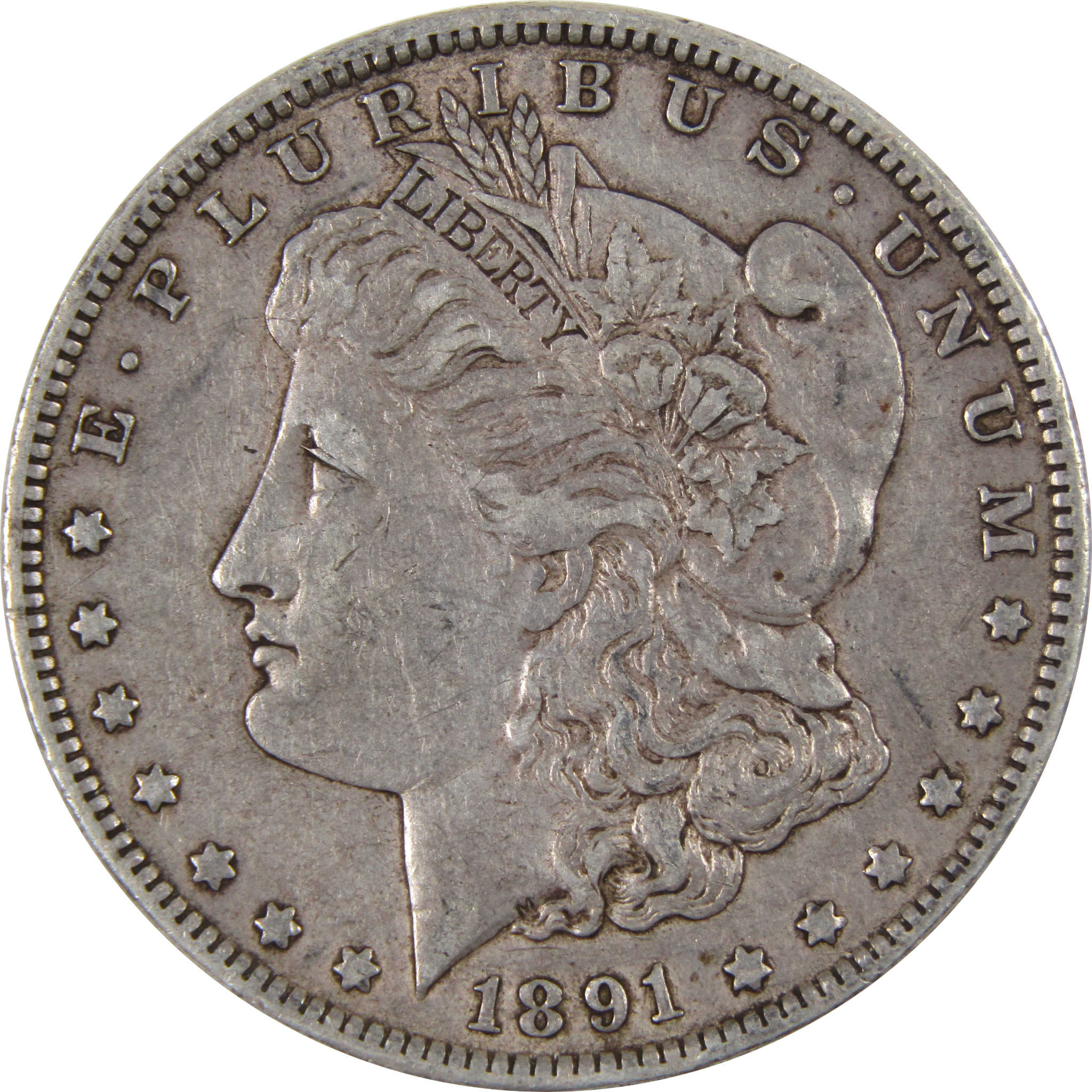 1891 O VAM-1A1 E on Reverse Morgan Dollar VF Details Silver SKU:I2775 - Morgan coin - Morgan silver dollar - Morgan silver dollar for sale - Profile Coins &amp; Collectibles