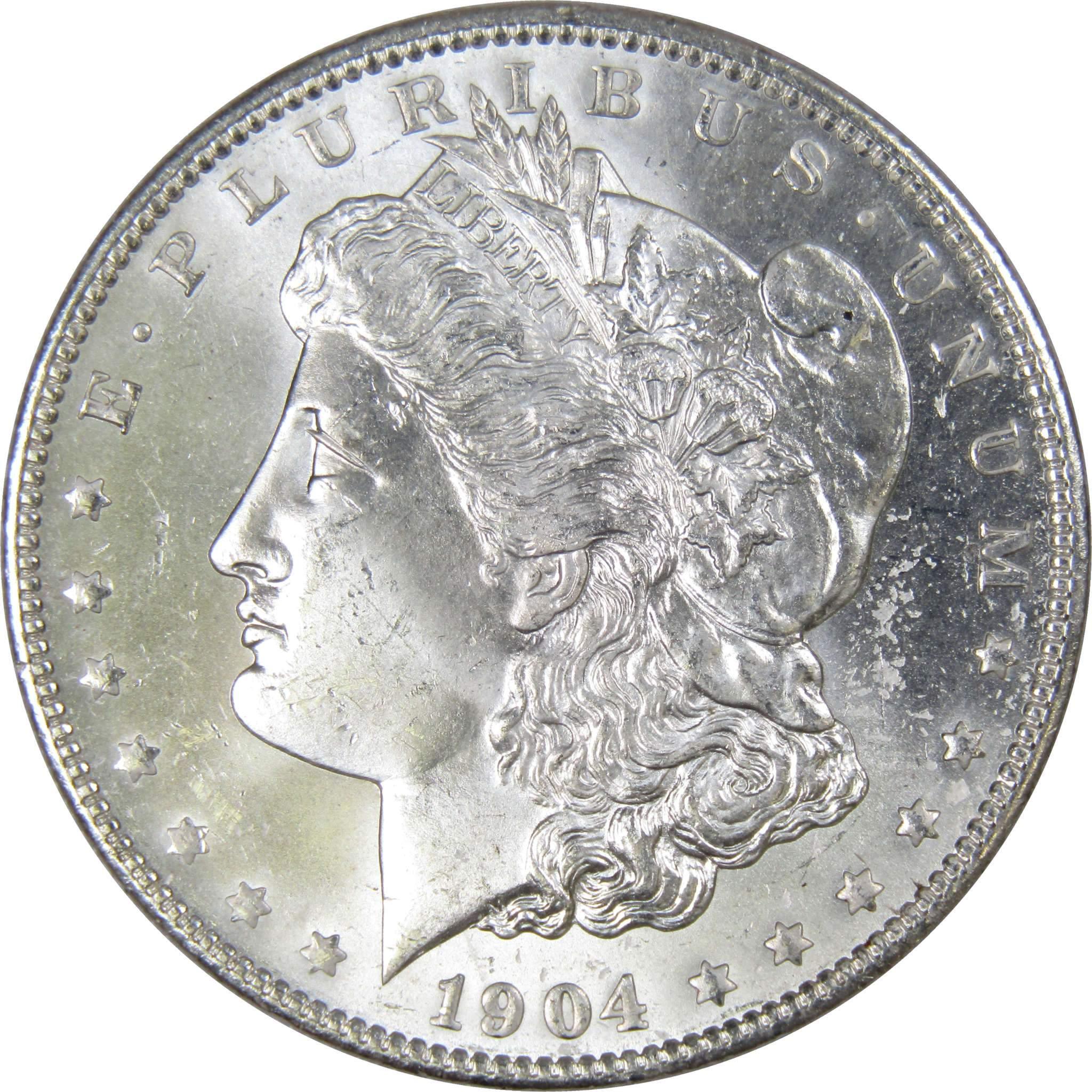 1904 O Morgan Dollar BU Choice Uncirculated Mint State 90% Silver $1 US Coin - Morgan coin - Morgan silver dollar - Morgan silver dollar for sale - Profile Coins &amp; Collectibles