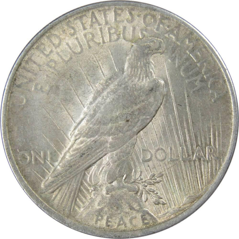 1922 Peace Dollar AU About Uncirculated 90% Silver $1 US Coin Collectible - Peace Dollar - Silver Peace Dollar - Peace Dollars - Profile Coins &amp; Collectibles