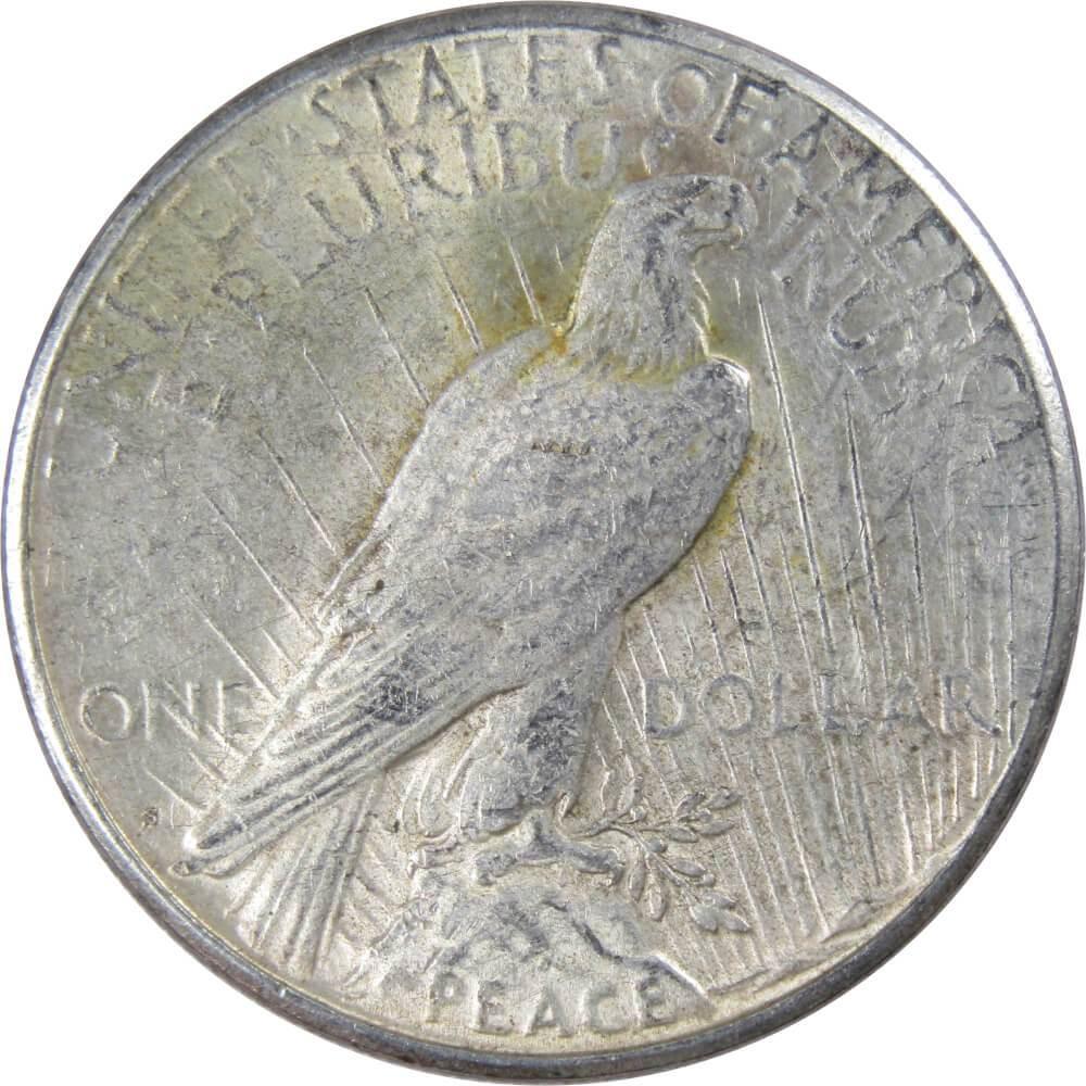 1922 S Peace Dollar AU About Uncirculated 90% Silver $1 US Coin Collectible