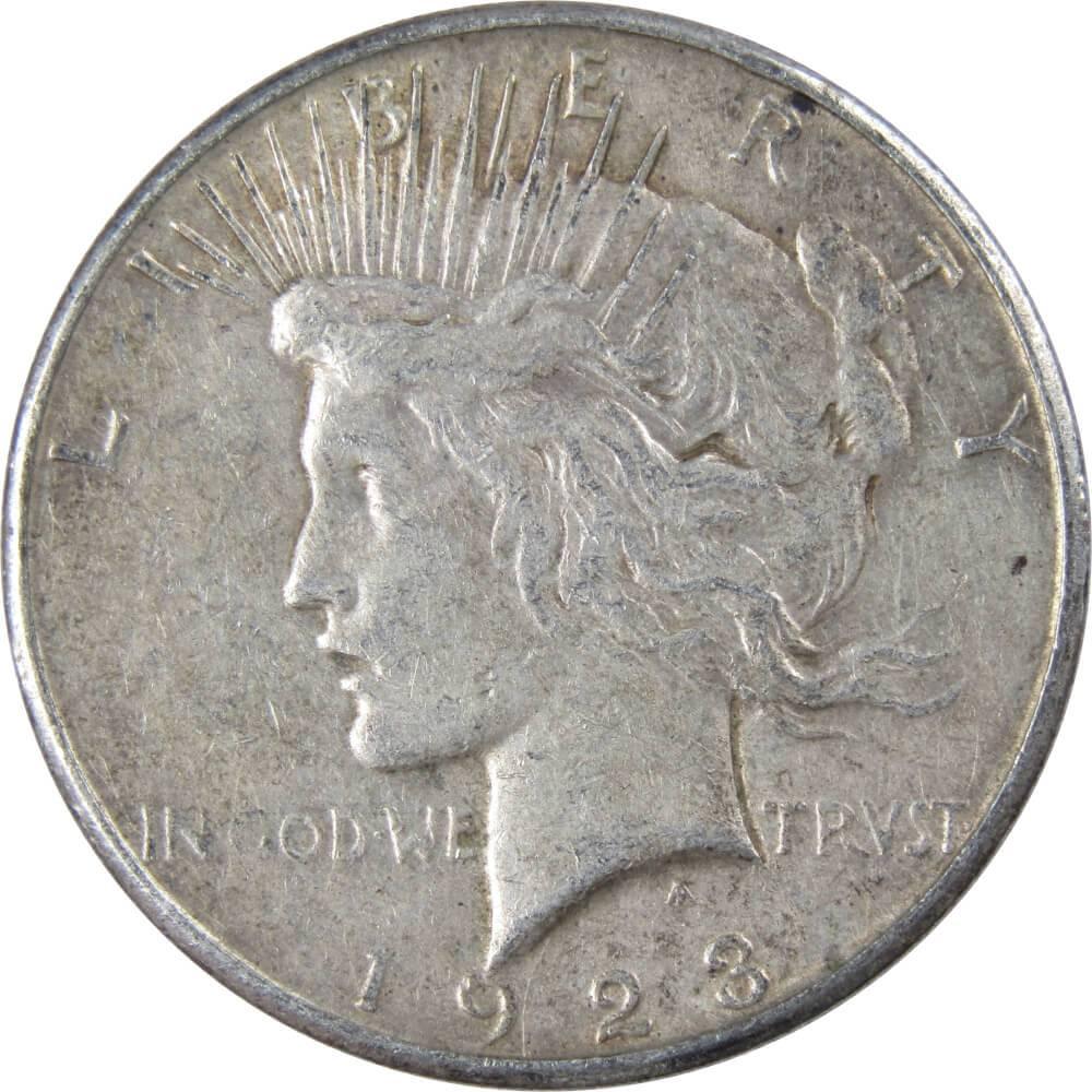 1923 S Peace Dollar XF EF Extremely Fine 90% Silver $1 US Coin Collectible