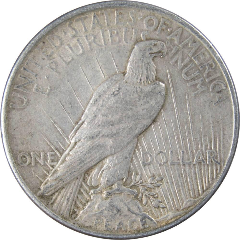 1924 Peace Dollar VF Very Fine 90% Silver $1 US Coin Collectible