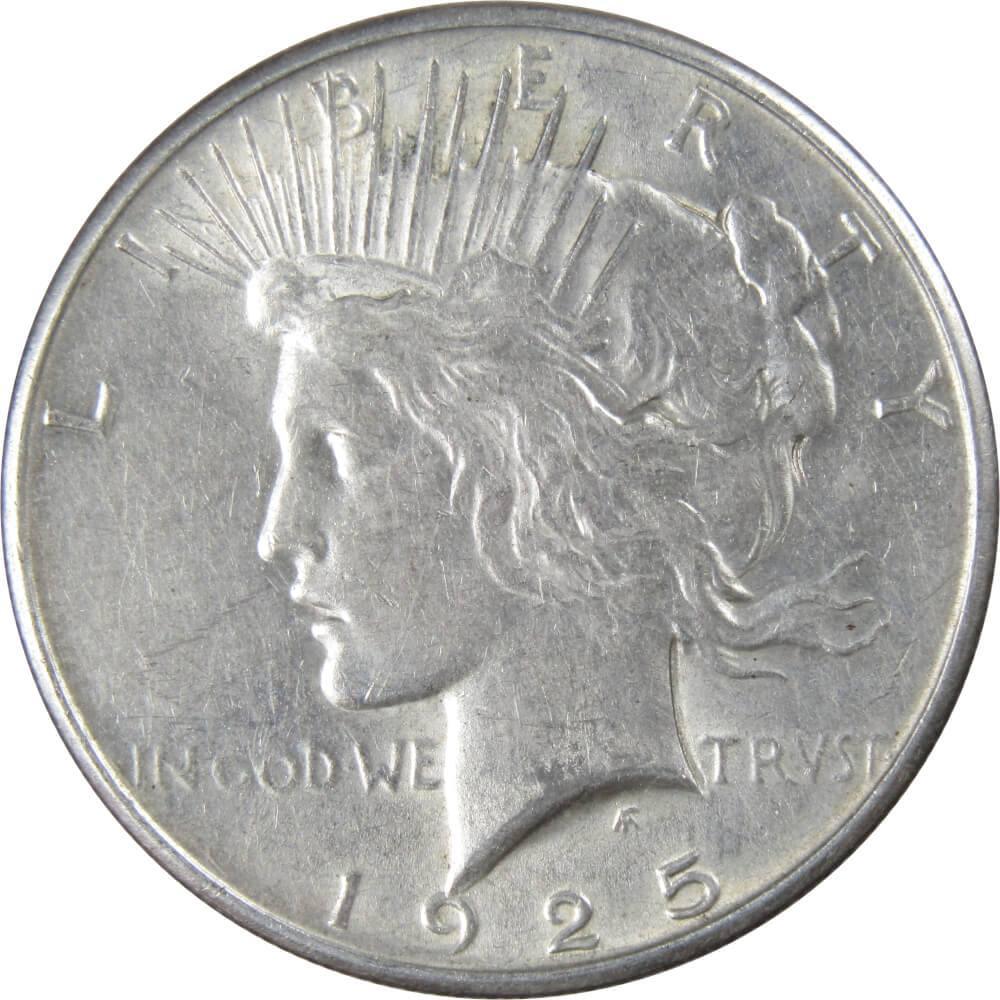1925 Peace Dollar XF EF Extremely Fine 90% Silver $1 US Coin Collectible