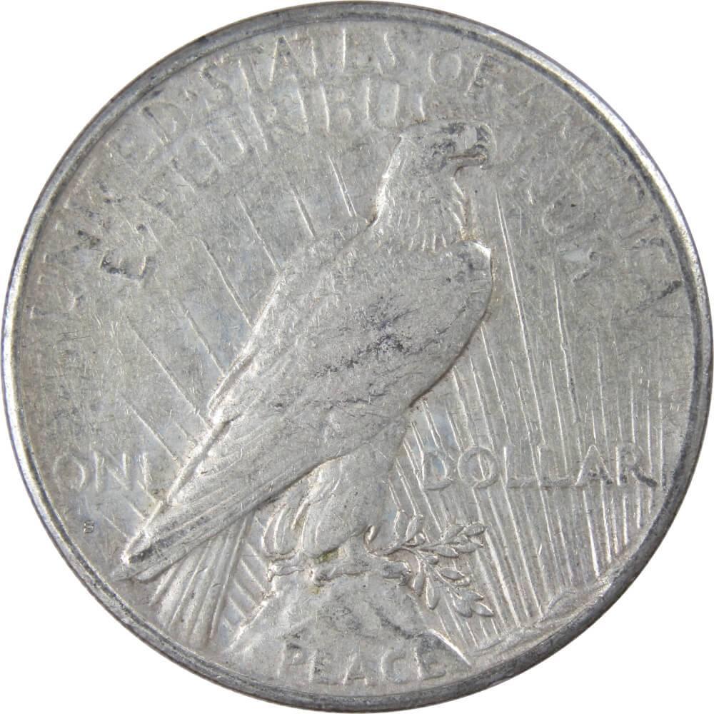 1926 S Peace Dollar VF Very Fine 90% Silver $1 US Coin Collectible