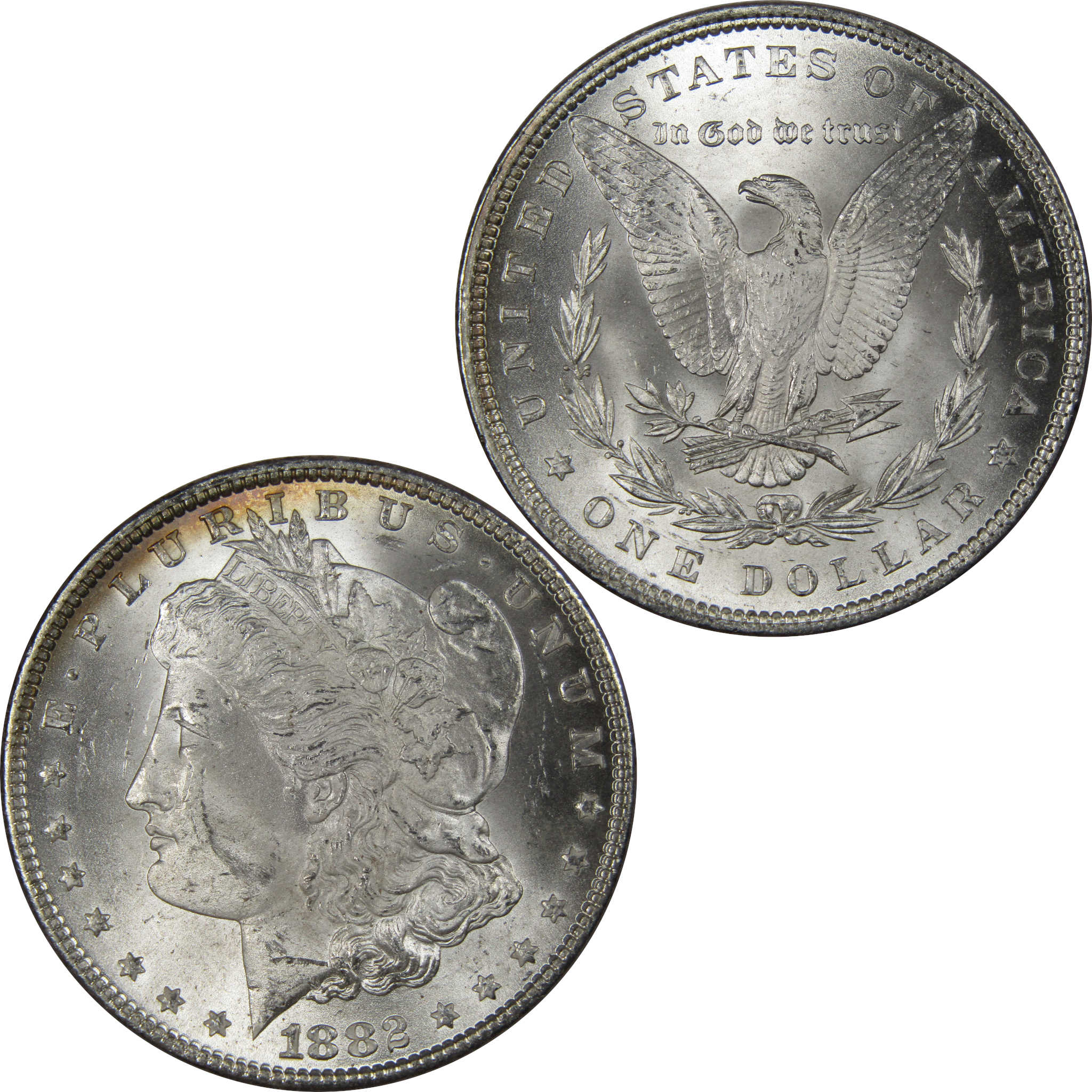 1882 Morgan Dollar BU Uncirculated Mint State 90% Silver SKU:IPC9651 - Morgan coin - Morgan silver dollar - Morgan silver dollar for sale - Profile Coins &amp; Collectibles