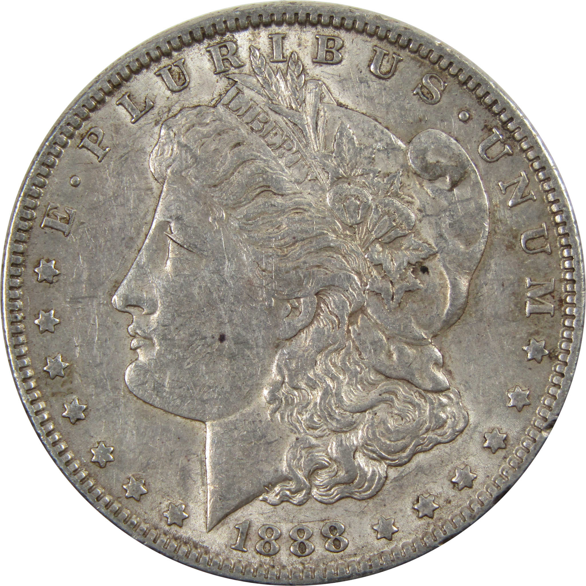 1888 Morgan Dollar AU About Uncirculated 90% Silver $1 Coin SKU:I4778 - Morgan coin - Morgan silver dollar - Morgan silver dollar for sale - Profile Coins &amp; Collectibles