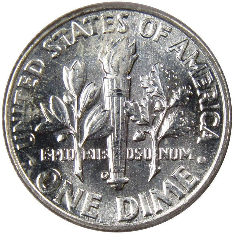 1964 D Roosevelt Dime BU Uncirculated Mint State 90% Silver 10c US Coin - Roosevelt coin - Profile Coins &amp; Collectibles