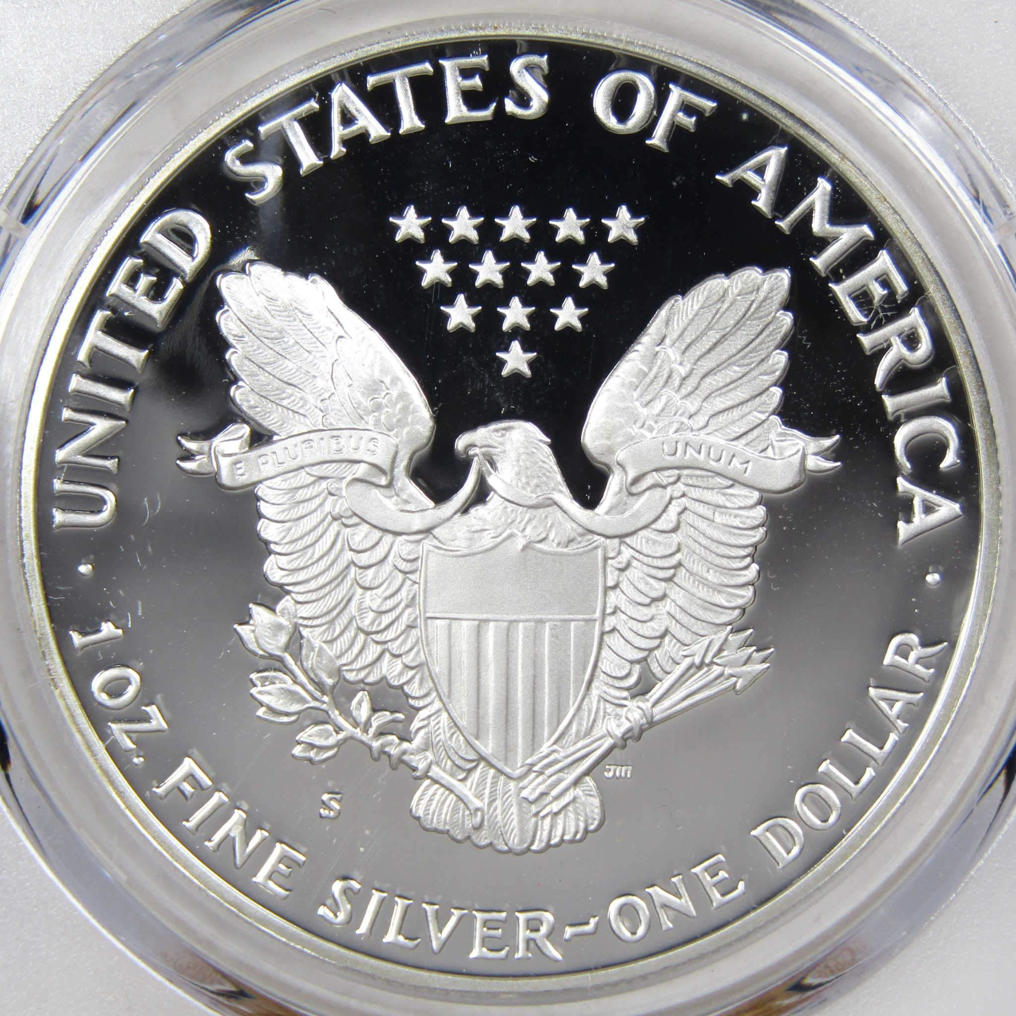 1987 S American Eagle Dollar PR 70 DCAM PCGS Silver Proof SKU:IPC5127
