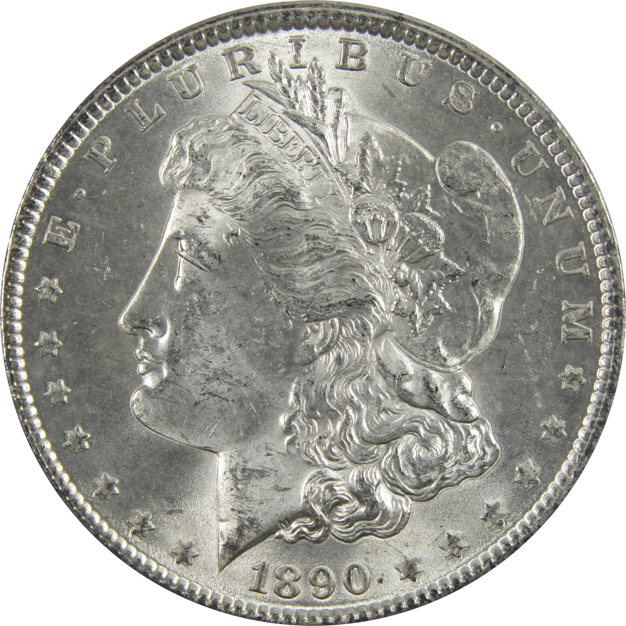 1890 Morgan Dollar BU Uncirculated 90% Silver $1 Coin SKU:I5133 - Morgan coin - Morgan silver dollar - Morgan silver dollar for sale - Profile Coins &amp; Collectibles