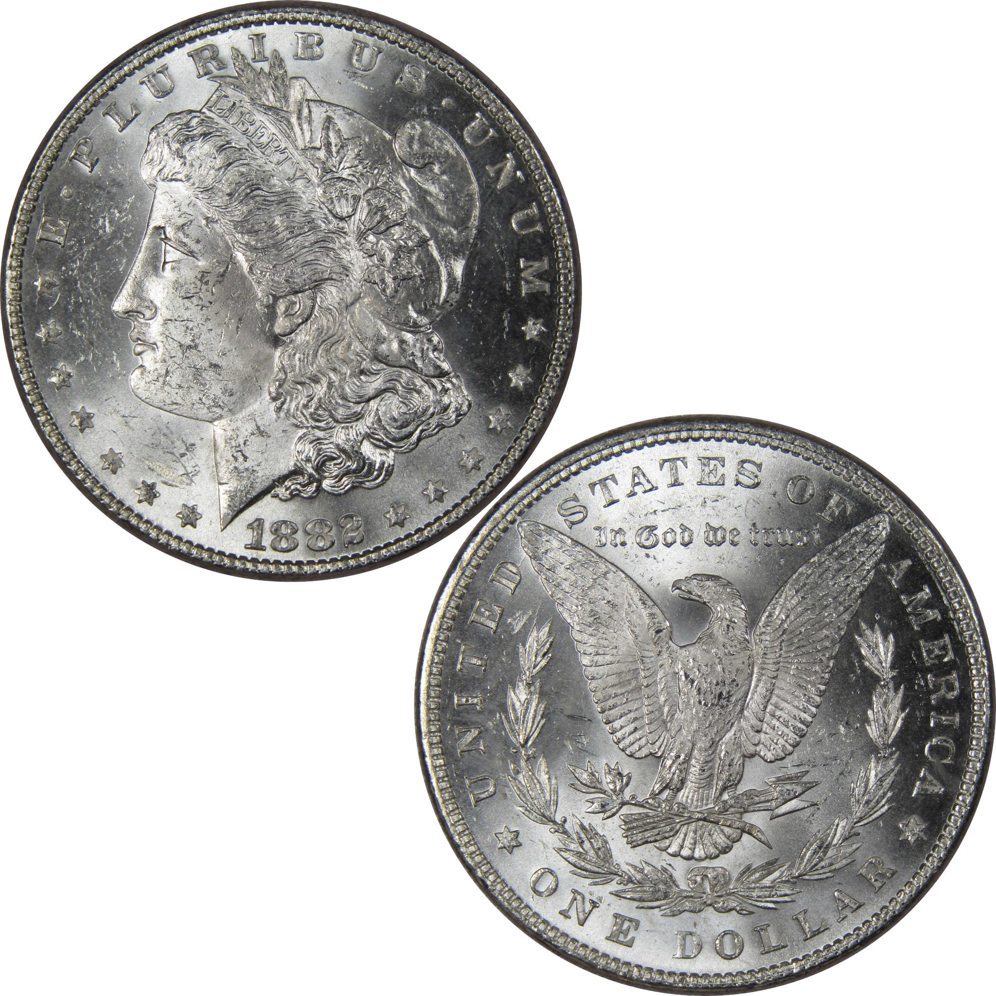 1882 Morgan Dollar BU Uncirculated Mint State 90% Silver SKU:IPC9703 - Morgan coin - Morgan silver dollar - Morgan silver dollar for sale - Profile Coins &amp; Collectibles