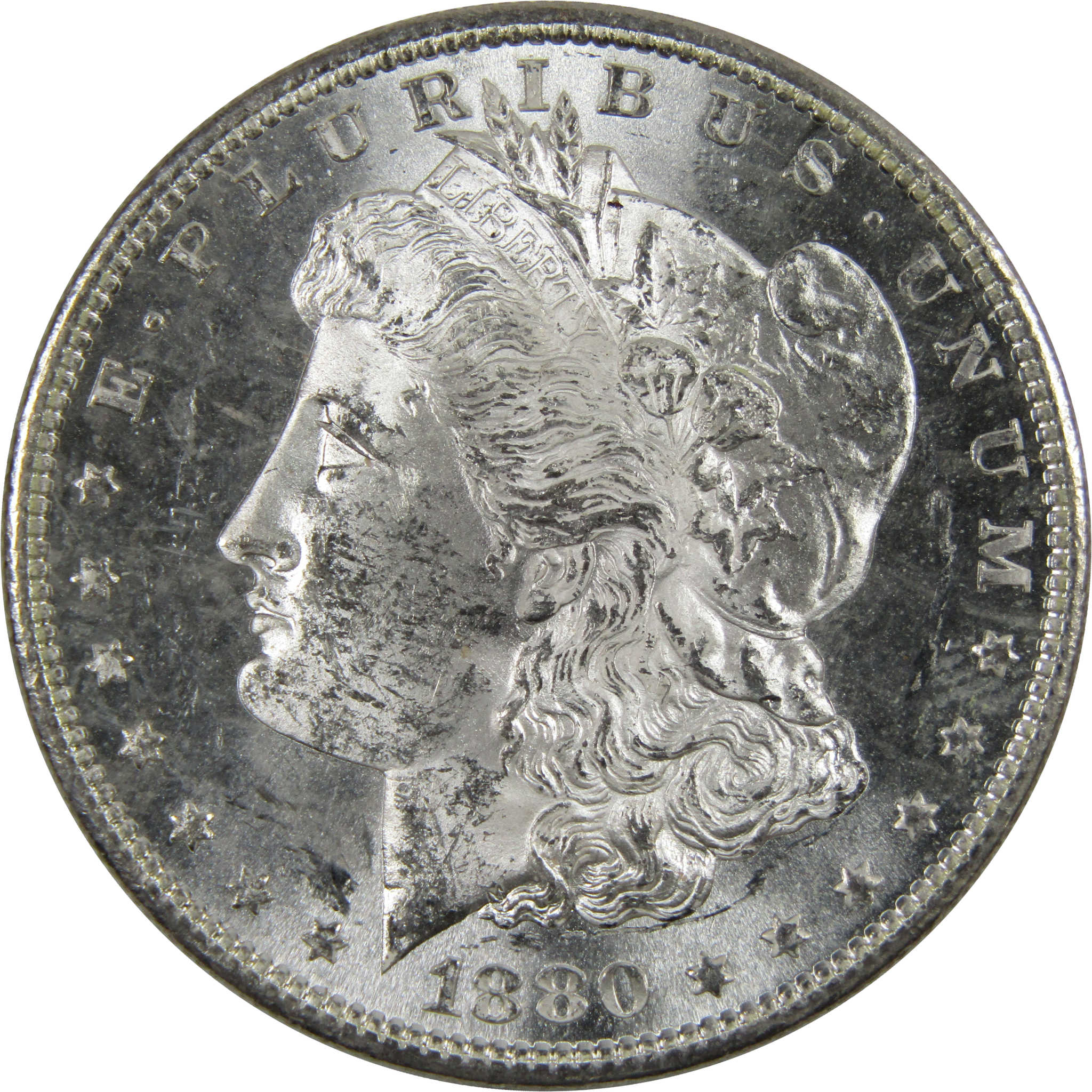 1880 S Morgan Dollar BU Uncirculated 90% Silver $1 Coin SKU:I4230 - Morgan coin - Morgan silver dollar - Morgan silver dollar for sale - Profile Coins &amp; Collectibles