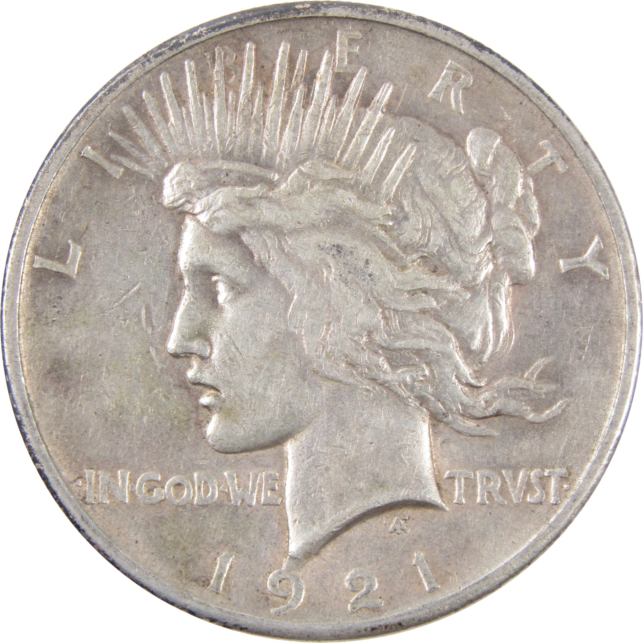 1921 High Relief Peace Dollar XF EF Extremely Fine Silver SKU:I2503