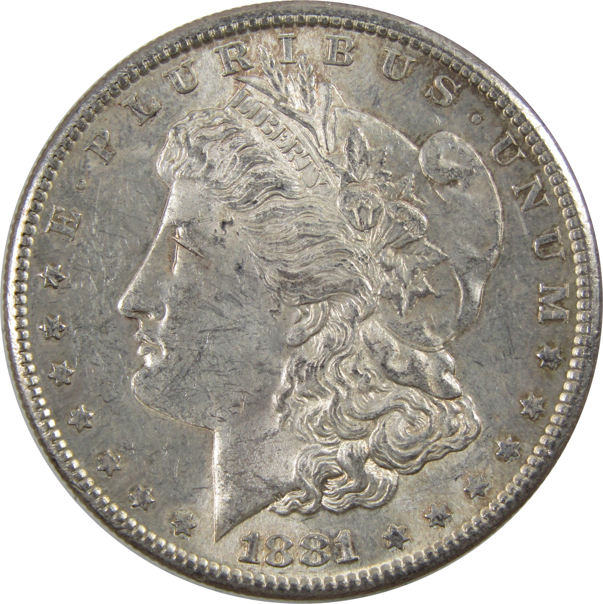 1881 S Morgan Dollar AU About Uncirculated 90% Silver $1 SKU:I5470 - Morgan coin - Morgan silver dollar - Morgan silver dollar for sale - Profile Coins &amp; Collectibles