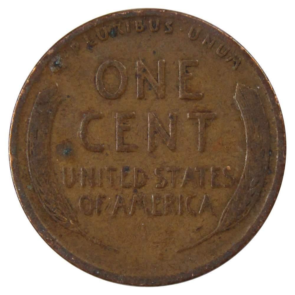 1925 Lincoln Wheat Cent F Fine Bronze Penny 1c Coin Collectible