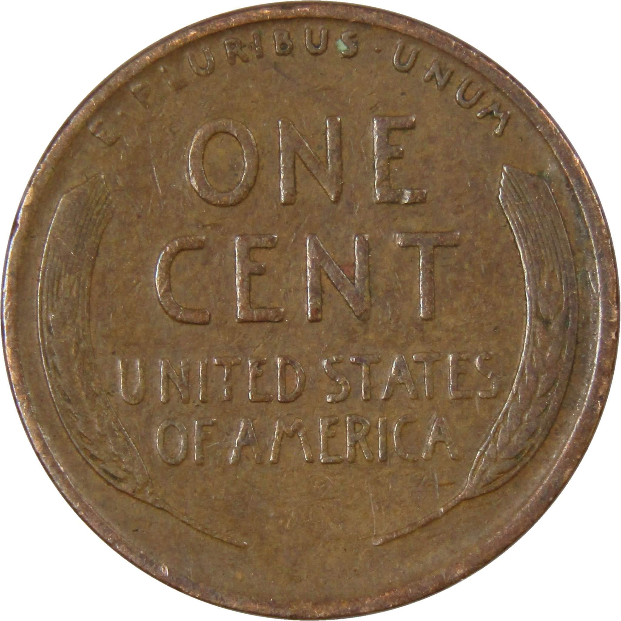 1925 Lincoln Wheat Cent AG About Good Bronze Penny 1c Coin Collectible