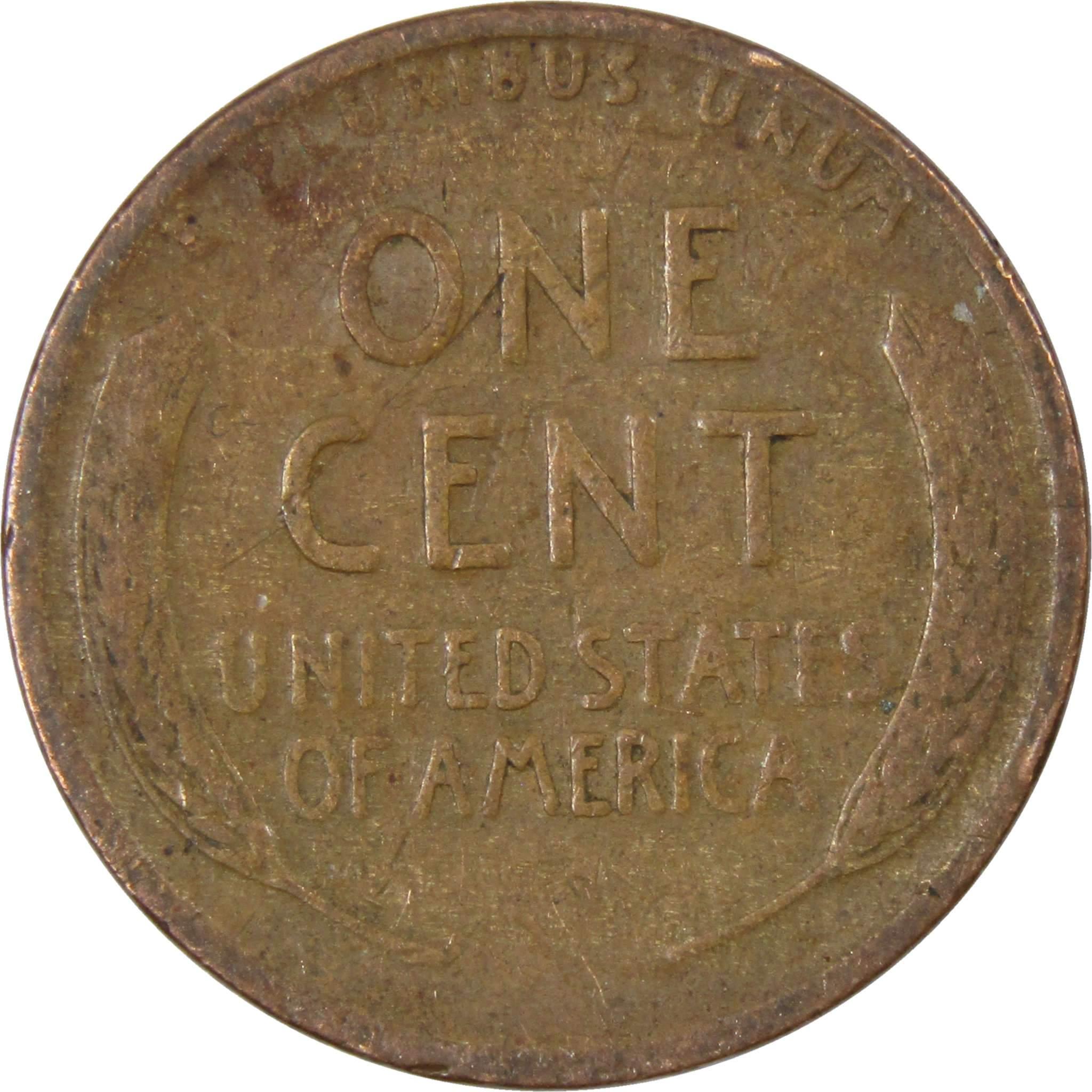 1927 Lincoln Wheat Cent AG About Good Bronze Penny 1c Coin Collectible