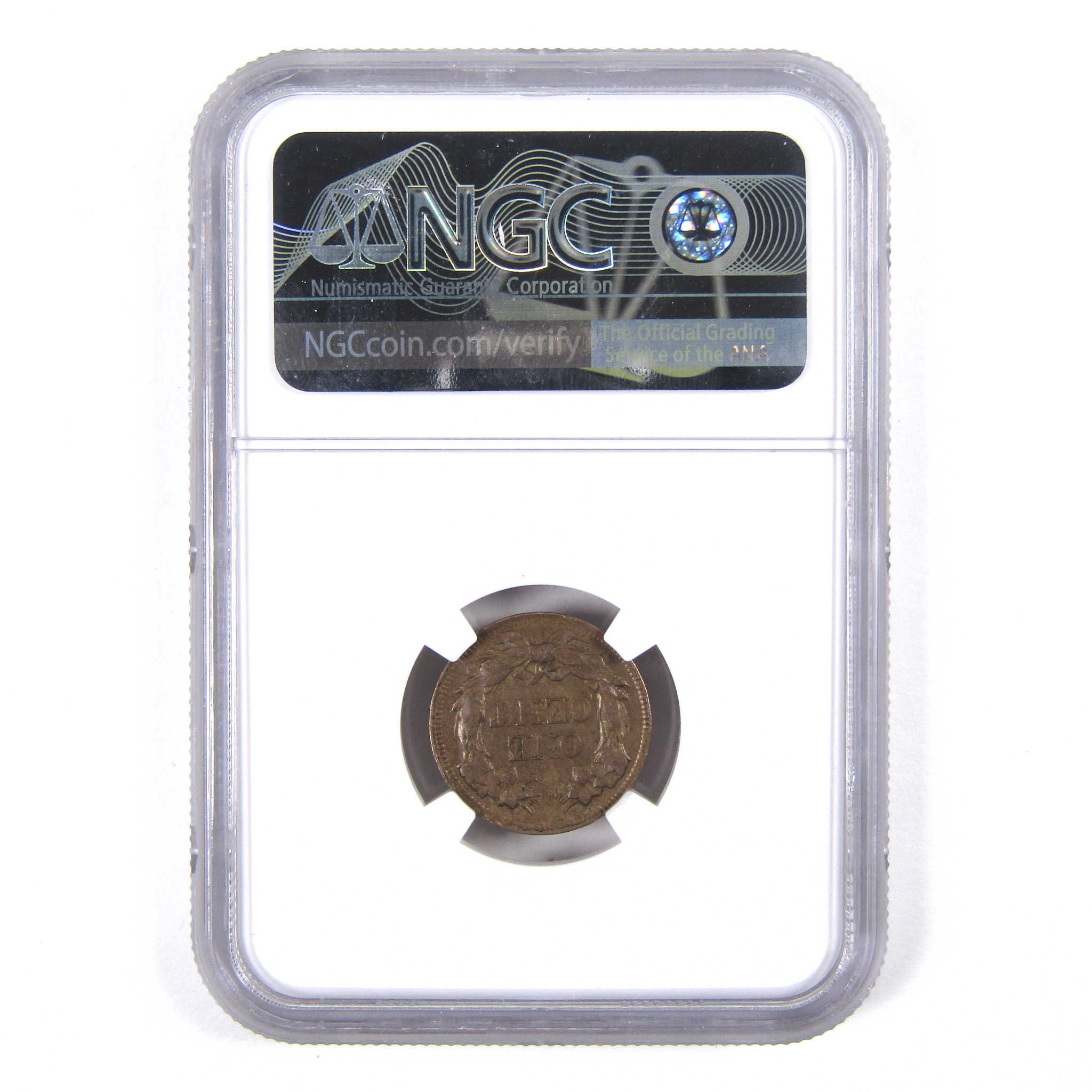 1857 Flying Eagle Cent AU 55 NGC Copper-Nickel Penny Coin SKU:I2881